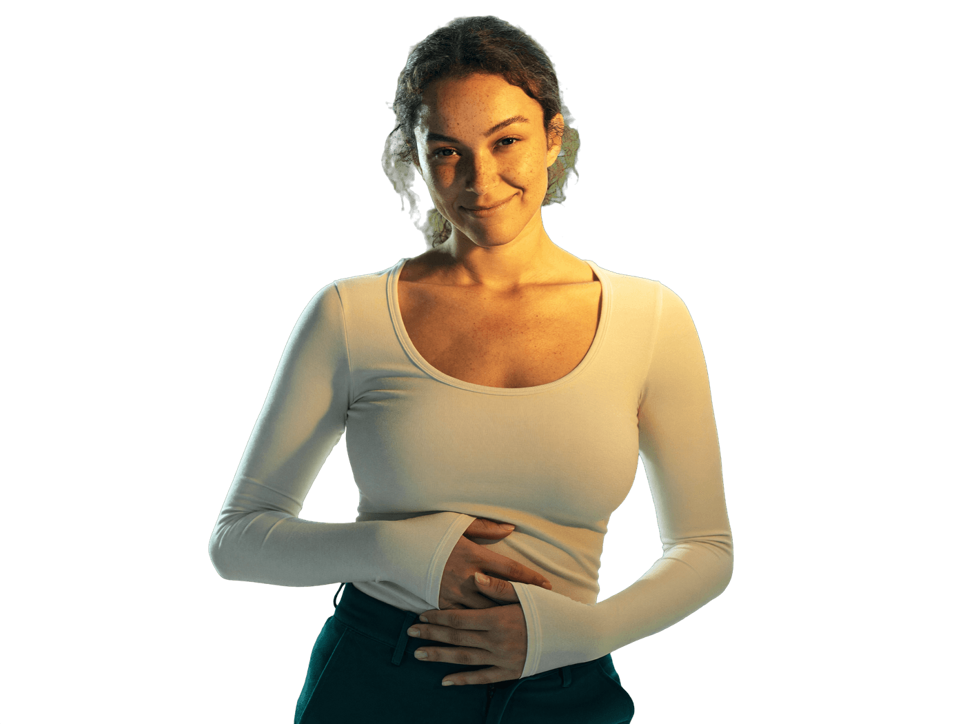A member calmly satisfied with her GLP-1 protocol